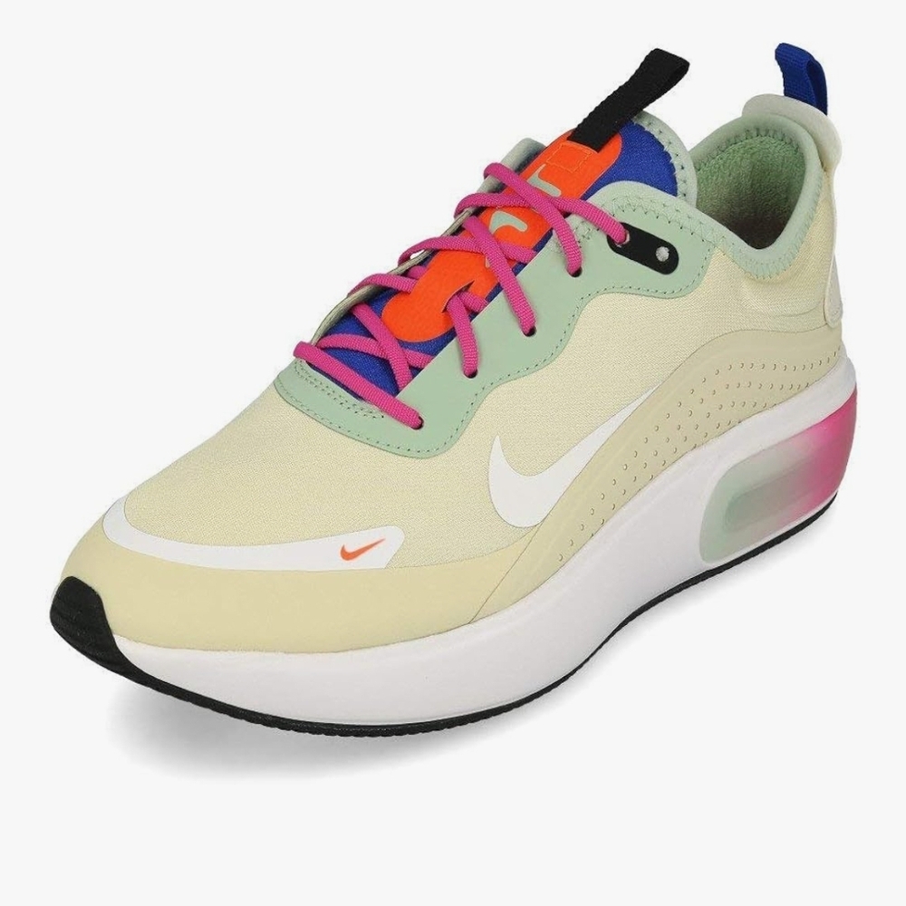 Nike Air MAX Sneakers with Pink and Cream Design Size 11